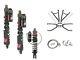 Lsr Lone Star Dc-4 Long Travel A-arms Elka Stage 5 Front Rear Shocks Kit Kfx450r