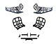 Lonestar Lsr Dc-pro Nerf Bars + Heel Nets Black Ktm 450sx 505sx 450 505 Sx